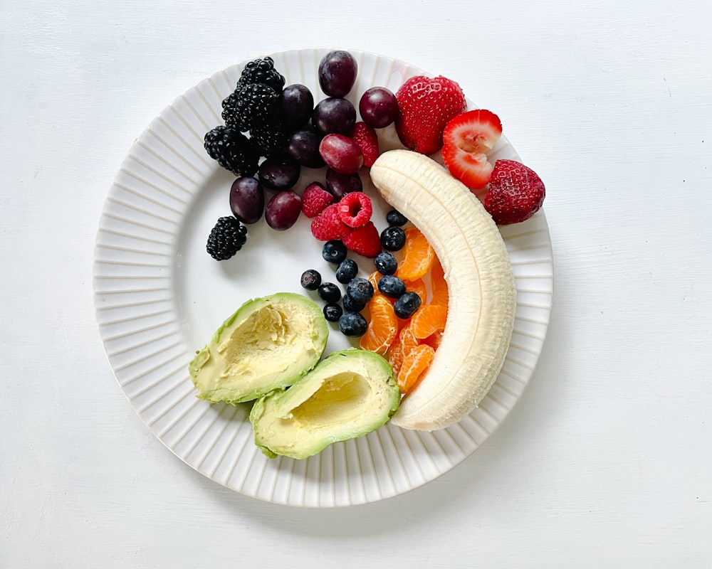 Almonds and fresh berries